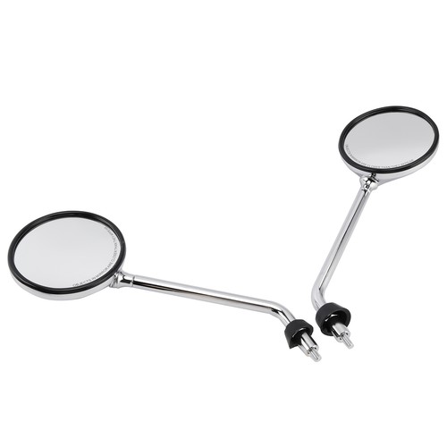 Pair rear view mirrors chrome - pair,