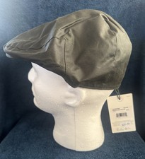 Authentic Barbour Waxed Cotton Flat Cap Men’s Size 7.5 (large) MHA0003SG691