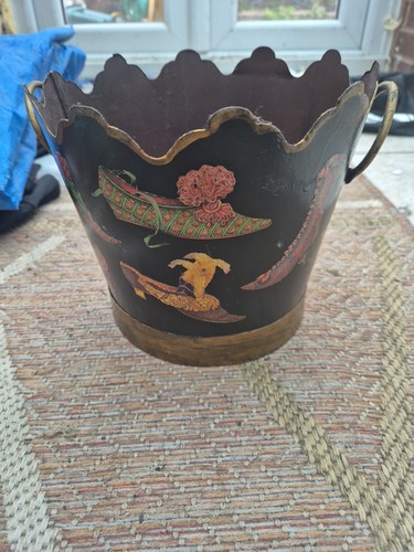 Vintage decoupage toleware - vintage,