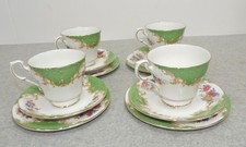 PARAGON Bone China 4 Tea Cups