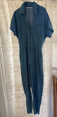 Ladies zara denim - zara, button