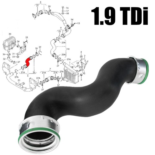 Intercooler turbo hose pipe - turbo,