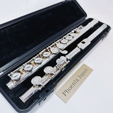 Yamaha  YFL-221  Flute Nickel Silver Plated with Case Used