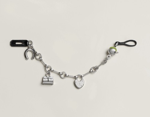 Hermès charm metal - charm, leather