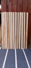 Ash Seat Slats/not Oak Seat Slats/cast Iron Legs/garden Furniture/2" Thick/hard