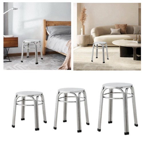 Metal stool non slip stacking - slip,