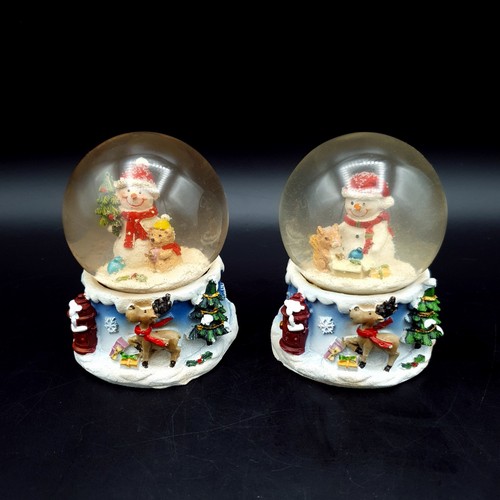 Snowman snowglobes christmas - snowman,