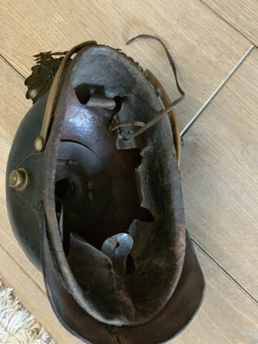German leather helmet - german,