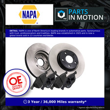 2x Vented Brake Discs and Pads fits VOLVO S40 Mk2 2.0D Front 04 to 12 300mm Set