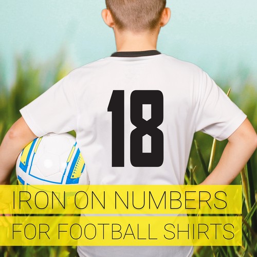 Numbers iron transfers - numbers,