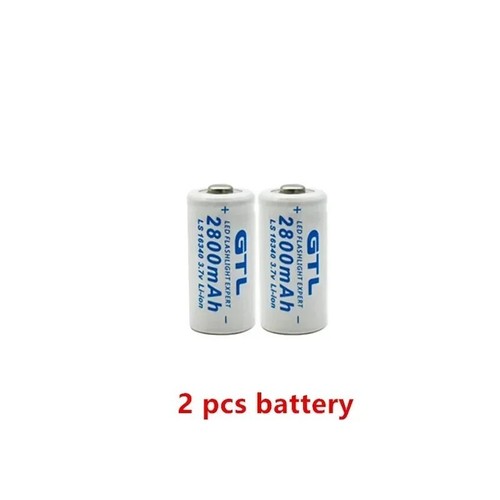 7v 2800mah 16340 - 2x,