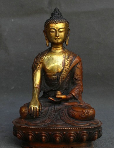 Old temple gilt bronze - old,