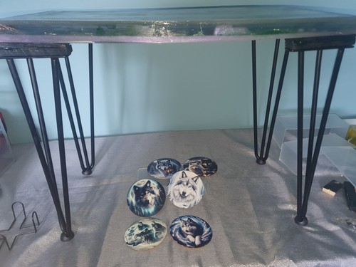 Coffee table theme timber - coffee,