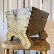 Vintage Wooden Planter Trug Box Plant Stand Storage As Found