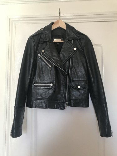 Black leather biker - biker, |