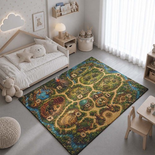 Dinosaur roads kids playmat - dinosaur,