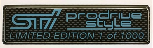 Designed for prodrive style - designed,