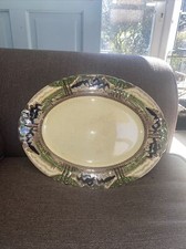 Myott Son & Co 'England's Countryside' Hand Painted Large Platter Est 1880