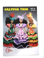 Craftime Dolls Knitting Pattern Calypso Trio GCP 40 Fits 17" Doll Original 