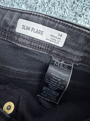 Slim flare black - black, jeans