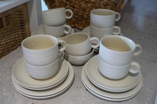 VINTAGE RETRO HORNSEA CONCEPT 8 X TEA CUPS SAUCERS & PLATES MILK JUG SUGAR BOWL