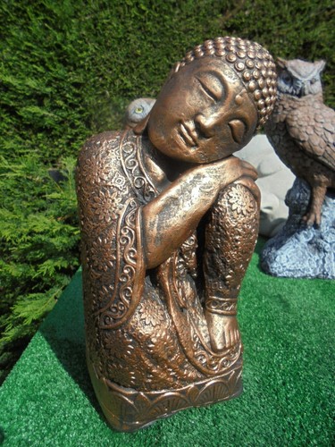 Resting buddha concrete - resting, garden