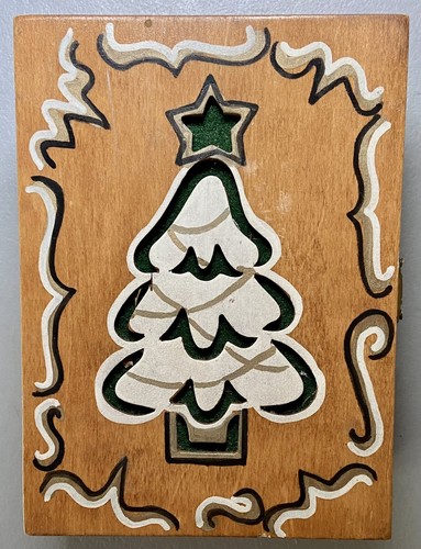 Vintage christmas tree - christmas, 7.5”