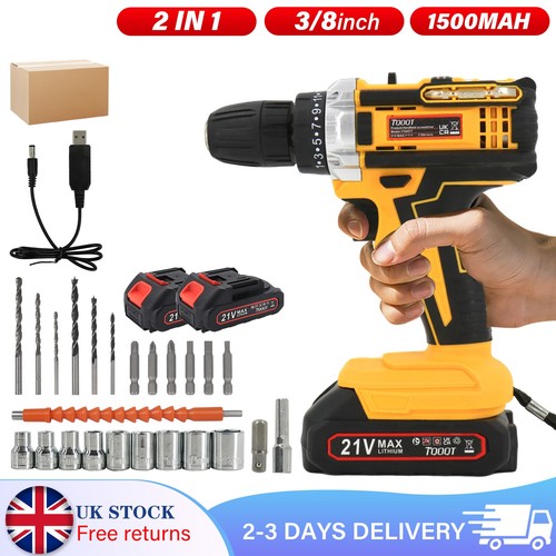 Battery cordless drill - battery,