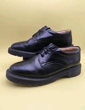 Women's SOLOVAIR Black Leather Shoes UK SIZE 5 Vintage 1462 Gift Idea Work Lace