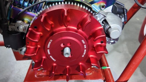 Red electric start billet - red,