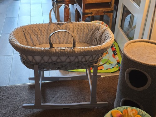 Moses basket padded - moses, wicker