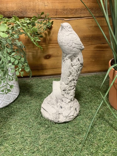 Stone garden robin - bird, on