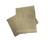 Window Cleaning Natural Linen Scrim Cloth 70 x 70 cm - Pack of 2
