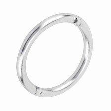 Stainless Steel Bull Cow Cattle Nose Ring Husbandry Accessory(L)