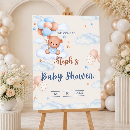 Personalised teddy bear baby - personalised,
