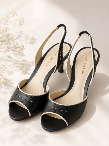 Ann taylor black cream - black,