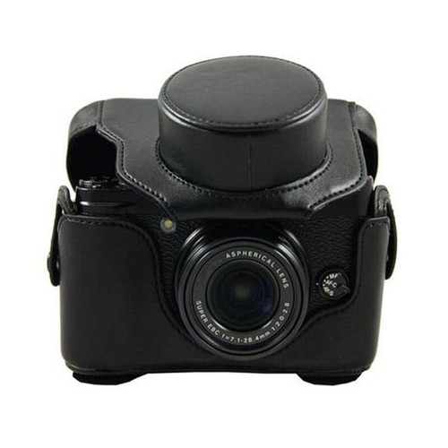 Leather camera case - camera, bag