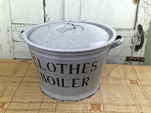 Vintage grey splatterware - vintage,