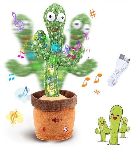 Dancing cactus plush - dancing,