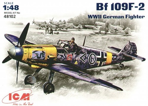 Icm messerschmitt bf - 1/48,