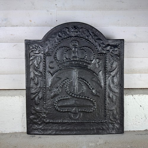 Antique cast iron fire - iron,