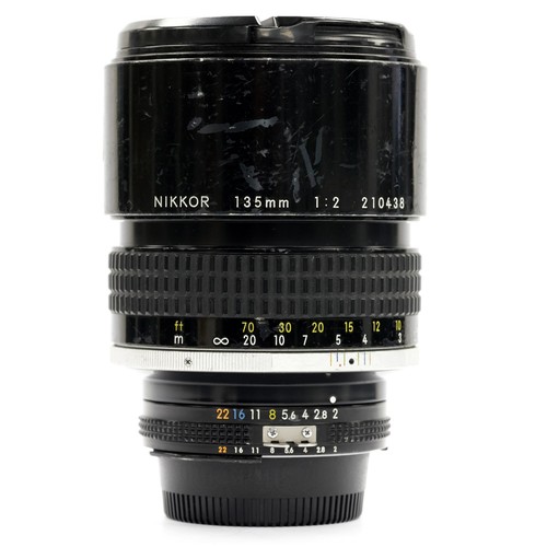 Nikon 135mm prime lens - f2, ai-s