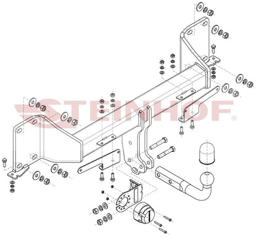 Tow bar for bmw g05 - tow,
