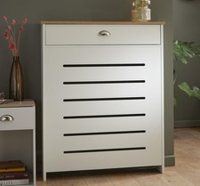 Cream Radiator Cover Cabinet
