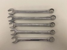 Snap On Tools Vintage Spanner Set 20-24mm Old Logo 5pc Set OEXM