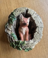 Bossons England FOX CUB 7” Wall Hanging 3D Art Plaque Boxed SLIGHT DAMAGE
