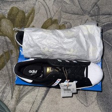 adidas Originals Mens Superstar Trainers CBlack/​FRWWHT/​GoldMT UK 10.5 - FZ0058