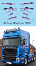 1/50 Decals for Scania R Blue Stream Livery  TB Decal TBD506
