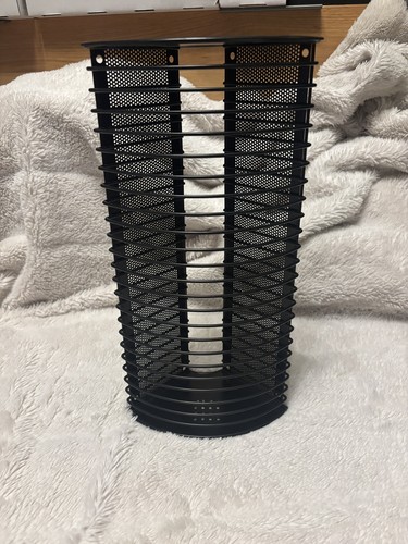 Vintage black metal rack - black,