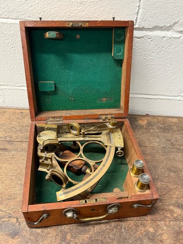 Antique 19thc sextant w - antique,